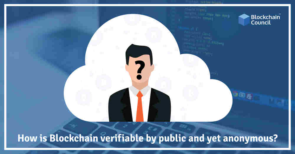 How is Blockchain verifiable by public and yet anonymous? | Blockchain Council